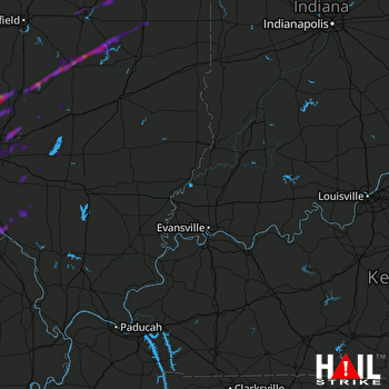 Hail Map Gillespie, IL 09-21-2018