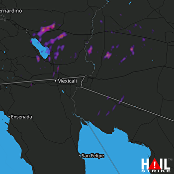Hail Map YUMA 10-13-2018